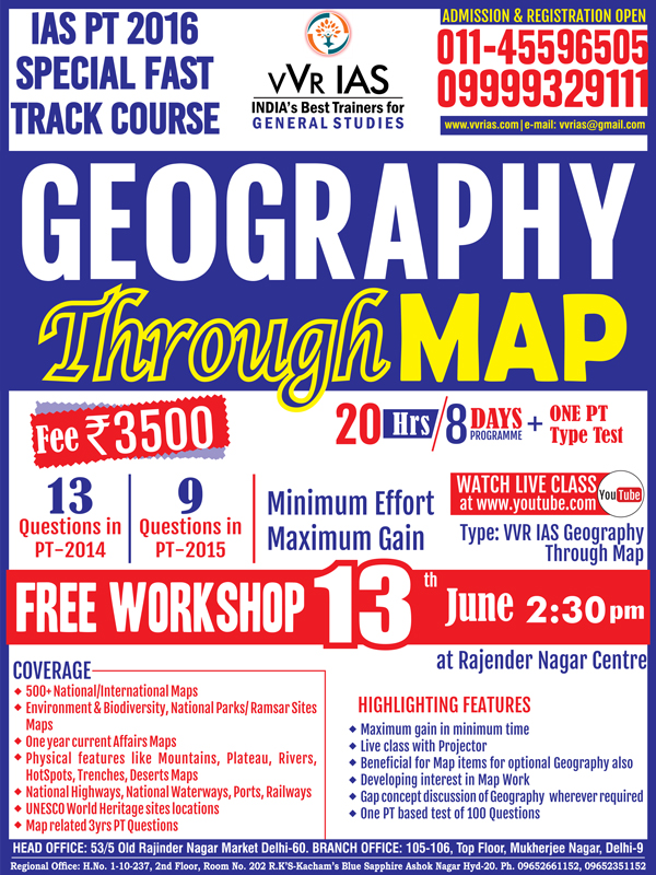 UPSC-IAS-Geography-Through-Map-Batch-Begins